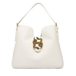 Torebka Just Cavalli. Białe torebki klasyczne damskie Just Cavalli, bez wzorów, bez dodatków. Za 799.99 zł.