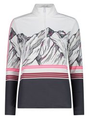 CMP Koszulka funkcyjna w kolorze biało-antracytowym rozmiar: 44. Białe bluzki sportowe damskie CMP, bez wzorów, z materiału, bez ramiączek. Za 160.96 zł.