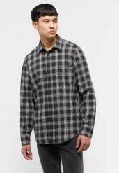 Męska Koszula MUSTANG Eastbridge Grunge Check Grey 1015625 12646. Szare koszule męskie Mustang, l, bez wzorów, bez kołnierzyka, bez ramiączek. Za 139.99 zł.