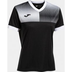 Joma Eco Supernova damska koszulka, czarno-biała, S. Białe bluzki damskie Joma, s, bez wzorów, z poliesteru, sportowe, bez kołnierzyka, bez ramiączek. W wyprzedaży za 156.35 zł.