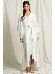 Joelle Sukienka w kolorze białym rozmiar: 40. Białe sukienki damskie Joelle, bez wzorów, bez kołnierzyka, bez ramiączek, maxi. Za 330.20 zł.