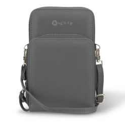Bag It Up! Torebka crossbody - szara. Czarne torebki klasyczne damskie bez wzorów, małe, bez dodatków. Za 140.99 zł.