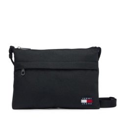 Saszetka Tommy Jeans. Czarne saszetki męskie Tommy Jeans, z jeansu. Za 209.99 zł.