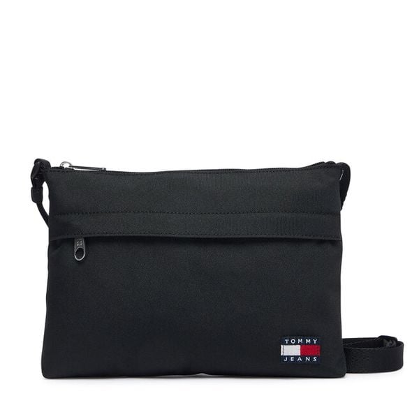 Saszetka Tommy Jeans. Czarne saszetki męskie Tommy Jeans, z jeansu. Za 209.99 zł.