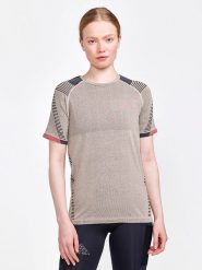 Craft Koszulka "Pro Trail Fuseknit" w kolorze beżowym do biegania rozmiar: XS. Brązowe bluzki sportowe damskie Craft, xs, bez wzorów, bez ramiączek. Za 79.40 zł.