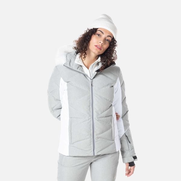 Kurtka narciarska damska Rossignol W Staci Heather. Szare kurtki damskie Rossignol, s, bez wzorów, bez kaptura, narciarskie. W wyprzedaży za 1,549.00 zł.