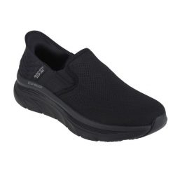 Buty sportowe Sneakersy męskie, Skechers D'Lux Walker - Orford Slip-ins. Czarne buty sportowe na co dzień męskie Skechers, bez zapięcia, trekkingowe. Za 349.99 zł.