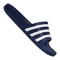 Klapki adidas Adilette Aqua F35542 niebieskie. Niebieskie klapki i japonki męskie z materiału. Za 162.44 zł.
