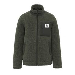 Kurtka polarowa Sherpa - Surf - Unisex - 100% poliester z recyklingu - Zielony. Zielone kurtki damskie SURF MONKEY, l, bez wzorów, z materiału, bez kaptura. Za 559.00 zł.