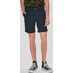 Selected - Szorty. Niebieskie szorty męskie Selected, bez wzorów, z bawełny, casualowe. W wyprzedaży za 69.90 zł.