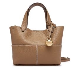 Torebka Furla. Brązowe torebki klasyczne damskie Furla, bez wzorów, bez dodatków. Za 1,299.00 zł.