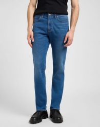 MESKIE SPODNIE LEE SLIM FIT MVP VIRTUE 112372644. Spodnie materiałowe męskie Lee, bez wzorów, z jeansu. Za 219.99 zł.