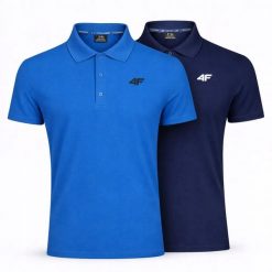 ZESTAW KOSZULEK POLO 4F T-SHIRT MĘSKI KOMPLET 2 SZTUKI. Koszulki polo męskie 4f, m, bez wzorów, z bawełny, bez ramiączek. Za 179.99 zł.