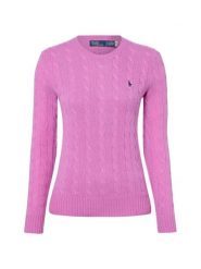 Polo Ralph Lauren Sweter z zawartością kaszmiru Kobiety Kaszmir wyrazisty róż, M. Czerwone swetry klasyczne damskie Polo Ralph Lauren, m, z dzianiny, bez kołnierzyka. Za 1,199.95 zł.