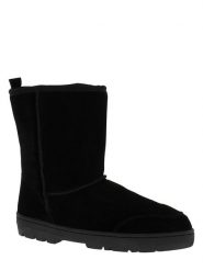 Gooce Skórzane kozaki zimowe "Gully" w kolorze czarnym rozmiar: 43. Czarne buty zimowe męskie Gooce, na zimę, ze skóry, bez zapięcia. Za 244.22 zł.