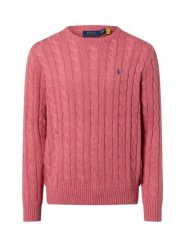 Polo Ralph Lauren Męski sweter z dzianiny Mężczyźni Bawełna czerwony|różowy jednolity, M. Czerwone swetry męskie Polo Ralph Lauren, m, bez wzorów, z bawełny, bez kołnierzyka. Za 949.95 zł.
