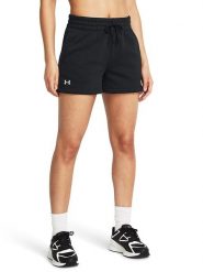 Under Armour Szorty dresowe "Rival" w kolorze czarnym rozmiar: M. Czarne szorty damskie Under Armour, bez wzorów, z dresówki. Za 100.04 zł.