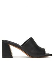 Aldo Klapki Meshka 13768257 Czarny. Czarne klapki damskie Aldo, bez wzorów, ze skóry, bez obcasa. Za 319.99 zł.