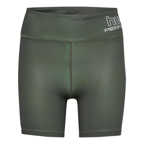 Szorty damskie Hummel Te Fundamental. Zielone szorty damskie HUMMEL, bez wzorów, z dżerseju, sportowe. Za 142.50 zł.