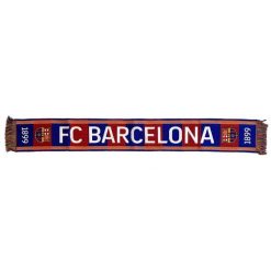 Szalik Barcelona oficjalny licencjonowany. Czerwone szaliki i kominy damskie FC Barcelona, bez wzorów. Za 99.00 zł.