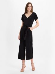 More & More Kombinezon Kobiety czarny, 40. Czarne kombinezony damskie MORE & MORE, bez wzorów, klasyczne, bez kołnierzyka, bez ramiączek. Za 479.95 zł.