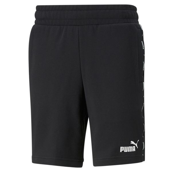 Krótkie spodenki męskie Puma ESS+ TAPE 9''. Czarne szorty męskie Puma, m, z materiału, na fitness i siłownię. Za 123.20 zł.
