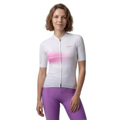 Damska ultralekka koszulka rowerowa Kolarstwo Siroko M3-W NRC White. Białe topy sportowe damskie SIROKO, l, bez wzorów, z elastanu, bez ramiączek. Za 254.00 zł.