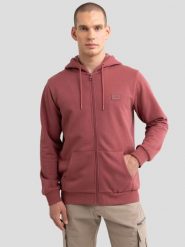 Bluza męska rozpinana z kapturem ciemnoróżowa Artish 602. Czerwone bluzy z kapturem męskie Big Star, l, z dzianiny. W wyprzedaży za 79.99 zł.