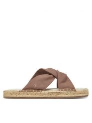 EMU Australia Espadryle Rowley W13169 Beżowy. Brązowe espadryle damskie Emu Australia, bez wzorów, z materiału, bez obcasa. Za 359.99 zł.