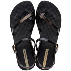 Buty do chodzenia damskie Ipanema Fashion Sand Viii Fem. Czarne obuwie treningowe damskie Ipanema, na fitness i siłownię. Za 99.00 zł.