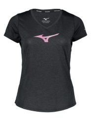 Mizuno Koszulka funkcyjna "Impusle Core" w kolorze czarnym rozmiar: L. Czarne bluzki sportowe damskie Mizuno, l, bez wzorów, bez ramiączek. Za 66.00 zł.