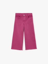 Mayoral Jeansy 3588 Różowy Regular Fit. Czerwone spodnie dziewczęce Mayoral, z bawełny. Za 129.99 zł.