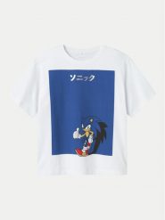 NAME IT T-Shirt 13238522 Biały Standard Fit. Białe t-shirty chłopięce Name it, bez wzorów, z bawełny, bez ramiączek. Za 79.99 zł.