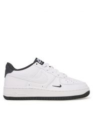 Nike Sneakersy Air Force 1 LV8 1 (GS) HJ4560 Biały. Białe buty sportowe chłopięce Nike, ze skóry, bez zapięcia. Za 429.99 zł.
