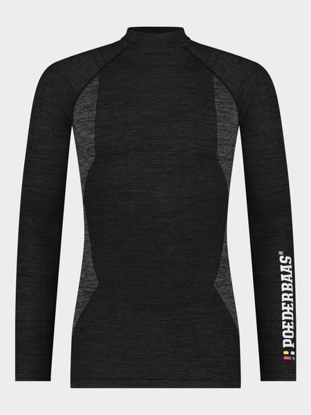 Koszulka termoaktywna męska Poederbaas Technical Longsleeve. Czarne bielizna termoaktywna męska POEDERBAAS, m, bez wzorów, z materiału. Za 199.42 zł.