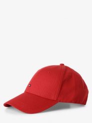 Tommy Hilfiger czapka z daszkiem Mężczyźni Bawełna czerwony, ONE SIZE. Czerwone czapki męskie Tommy Hilfiger, bez wzorów, z bawełny, klasyczne. Za 189.95 zł.