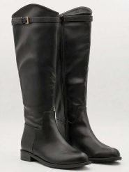 Bellucci Kozaki w kolorze czarnym rozmiar: 39. Czarne kozaki damskie Bellucci, bez obcasa. Za 200.60 zł.