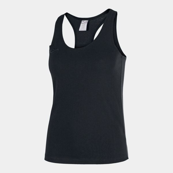 Tank top fitness damski Joma Larisa. Czarne topy damskie Joma, xs, bez wzorów, bez kołnierzyka. Za 45.99 zł.