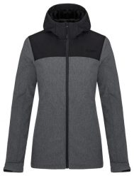 Damska kurtka softshell Loap Luka czarna. Czarne kurtki damskie ÀLG, na zimę, m, bez wzorów, z materiału, bez kaptura. Za 299.99 zł.
