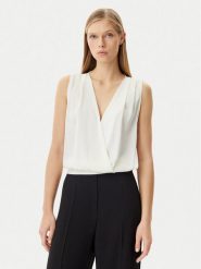 Rinascimento Bluzka CFC0122616003 Écru Regular Fit. Bluzki damskie RINASCIMENTO, m, bez wzorów, z syntetyku, bez kołnierzyka, bez ramiączek. Za 129.99 zł.