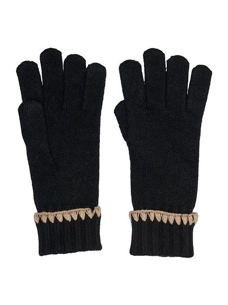 ONLY Rękawiczki w kolorze czarnym rozmiar: onesize. Czarne rękawiczki damskie Only, bez wzorów, prążkowane. Za 57.33 zł.