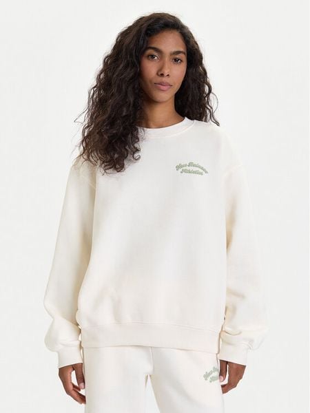 New Balance Bluza WT53516 Biały Relaxed Fit. Białe bluzy bez kaptura damskie New Balance, l, z bawełny. Za 219.99 zł.