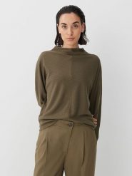 Someday Sweter w kolorze khaki rozmiar: 40. Brązowe golfy damskie Someday, bez wzorów, bez ramiączek. Za 118.95 zł.