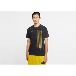 Koszulka sportowa męska Nike Kd Wash. Czarne t-shirty sportowe męskie Nike, m, z bawełny, bez ramiączek. Za 236.00 zł.