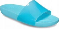 Klapki Dla Dorosłych Crocs Splash Glossy Slide. Czerwone klapki i japonki męskie Crocs, z materiału. Za 99.99 zł.