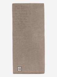 Ecoalf Wełniany szal w kolorze beżowym - 184 x 42 cm rozmiar: onesize. Brązowe szaliki i kominy damskie Ecoalf, bez wzorów, ze skóry. Za 241.56 zł.