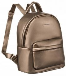 Plecak damski David Jones 6721-2 złoty. Żółte plecaki damskie David Jones, bez wzorów, z materiału. Za 118.99 zł.