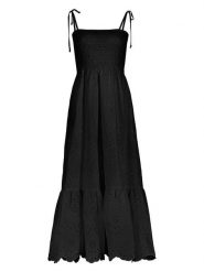 Sublevel Sukienka w kolorze czarnym rozmiar: L/XL. Czarne sukienki damskie Sublevel, l, bez wzorów, z bawełny, bez kołnierzyka, bez ramiączek, maxi. Za 188.85 zł.