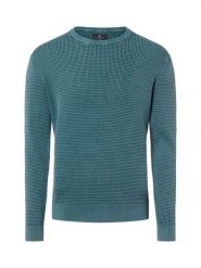 Nils Sundström Męski sweter z dzianiny Mężczyźni drobna dzianina zielony marmurkowy, S. Zielone swetry męskie Nils Sundström, m, bez wzorów, z bawełny, bez kołnierzyka. Za 299.95 zł.