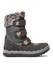 Primigi Śniegowce 6880200 S GORE-TEX Szary. Szare kozaki dziewczęce Primigi, bez wzorów, z gore-texu, bez obcasa. Za 519.99 zł.